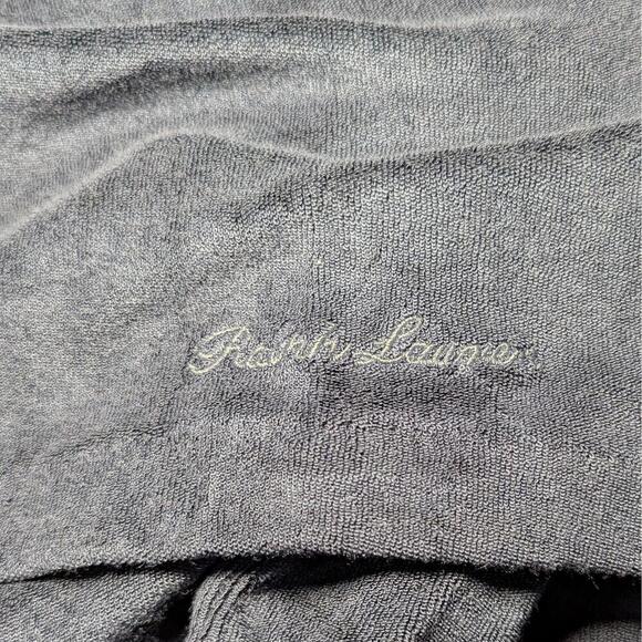 Ralph Lauren Purple Label Terry-Cloth Camp Shirt Navy Men’s L Short Sleeve - Picture 10 of 15